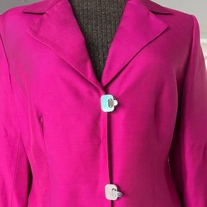 Hot Pink Jones New York Blazer